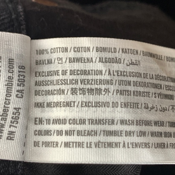 Abercrombie Fitch Jean Mini Skirt Bundle Black - Picture 8 of 8